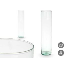 Jarron Vidrio Reciclado Cilindro 12X50Cm Giftdecor (4 Unidades) Precio: 24.50000014. SKU: B14JCDTGFC