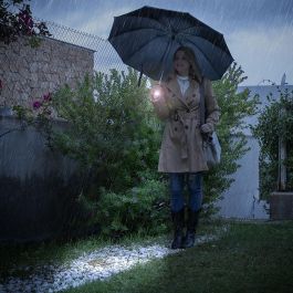 Paraguas de Cierre Inverso Plegable con LED Folbrella InnovaGoods