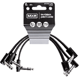 Cable Mxr® Ribbon Patch Trs 15 Cm - Pack De 3 Cable Mxr® Ribbon Patch Trs 15 Cm - Pack De 3
