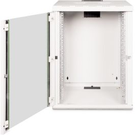 Digitus Carcasa de pared Unique 16U 820x600x600mm gris - Rack de red de 100kg con paneles desmontables IP20