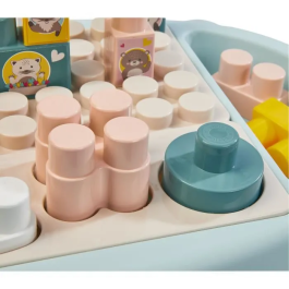 Ecoiffier Mesa de Aprendizaje 7917 - Juguete Educativo para el Desarrollo Infantil con Bloques y Formas