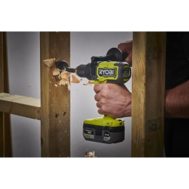 Ryobi Taladro de Impacto Sin Escobillas 18V 95 Nm 500-2100 rpm 7500-31500 cp/min con 2 Baterías
