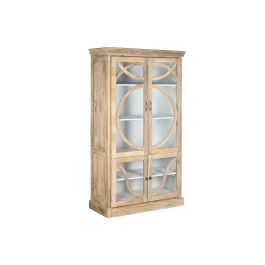 DKD Home Decor Vitrina Toscana Blanco Natural 120 x 50 x 205 cm