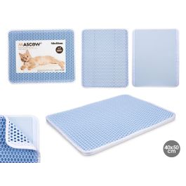 Felpudo Arenero Doble Capa Azul 40 X 50 Cm Mascow (12 Unidades) Precio: 101.68999962. SKU: B19EY426SY
