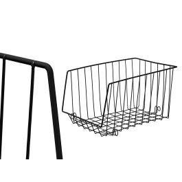 Kinvara Cesta Metal Apilable Negra 32x18x21 cm Precio: 22.4213. SKU: B1FS9PAGDP