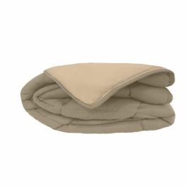 Toison D'Or Edredón CALGARY Microfibra 400g/m² Fibras Huecas Silicona 240x260cm Topo y Lino