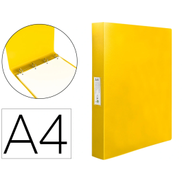 Liderpapel Carpeta 4 Anillas 25 Mm Din A4 Polipropileno Color Amarillo Fluor Opaco 40 Mm Precio: 3.58999982. SKU: B1FL7MMKS8