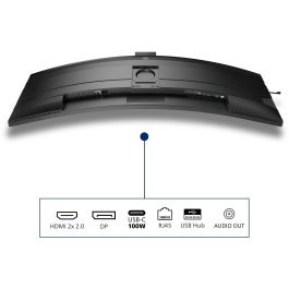 Philips 49B2U6903CH Monitor Curvo Profesional 48.8" Dual QHD 32:9 UltraWide VA Thunderbolt 4 Webcam Auto-Enfoque HDR400 Negro