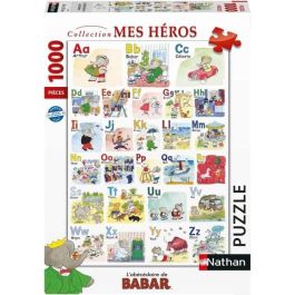 Nathan 4005556873647 Puzzle de Babar de 1000 Piezas