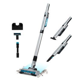 Cecotec 08403 aspiradora de pie y escoba eléctrica 2-in-1 stick vacuum Batería Secar Sin bolsa Negro, Azul, Acero inoxidable Precio: 100.88999965. SKU: B12BTDAHJ8