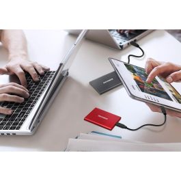 Samsung MU-PC4T0T Disco Duro Externo SSD Portátil T7 Shield 4TB USB 3.2 Gen2 Gris Titanio