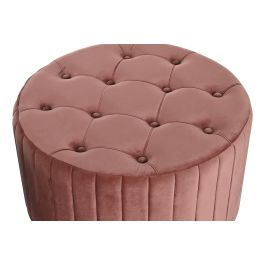 DKD Home Decor Reposapies Set de 3 Verde Burdeos 80 x 45 x 80 cm