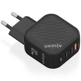 AISENS - CARGADOR GaN 65W, 2xUSB-C PD3.0 QC4.0, 1xUSB-A QC3.0, NEGRO Precio: 15.79000027. SKU: B172RVJ82H