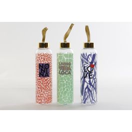 DKD Home Decor Botella Lila y Rojo Borosilicato Inox 6.5 x 23 x 6.5 cm Apto Microondas Lavavajillas Cierre Hermético (6 Unidades) Precio: 25.99000019. SKU: B1KMGEJDGJ