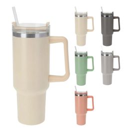 Excellent Houseware Taza Termo de Viaje 1200 ml Colores Surtidos con Pajita Precio: 14.88999985. SKU: B15H7SX8NR