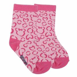 Cerdá Pack de 5 Calcetines de Minnie Mouse con Diseños Multicolor para Niña, Talla Calzado 17-18, A partir de 2 años