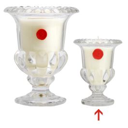 Home Deco Factory Vela Perfumada Peonía en Jarrón de Vidrio 167g - d.12 cm h.15 cm