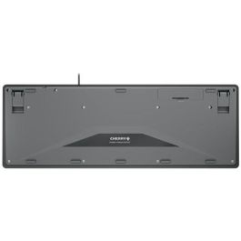 Cherry STREAM PROTECT Keyboard Corded US-Layout - Teclado con cable, diseño USA, negro