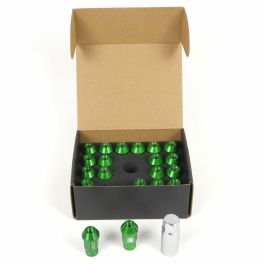 Set Tuercas OMP 7075 40 mm M14 x 1,50 20 uds Verde Set Tuercas OMP 7075 40 mm M14 x 1,50 20 uds Verde