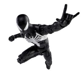 Hasbro Marvel Legends Series Spider-Man Peter Parker Traje Negro Videojuego Spider-Man 2 Figura de Acción 15 cm Articulada + 5 Accesorios