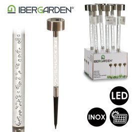 Baliza Solar Ibergarden, Acero Inoxidable y Plástico, 5.5x34.7x5.5 cm, Panel Solar 2V (24 Unidades) Baliza Solar Ibergarden, Acero Inoxidable y Plástico, 5.5x34.7x5.5 cm, Panel Solar 2V (24 Unidades)