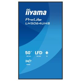 IIYAMA LH5064UHS-B1AG Pantalla 127 cm (50") 4K Ultra HD IPS 2xHDMI 2.0 2xUSB 2.0 1xUSB-C 1xEthernet 1xRS-232 2xIR 2xAltavoces 20W 24/7
