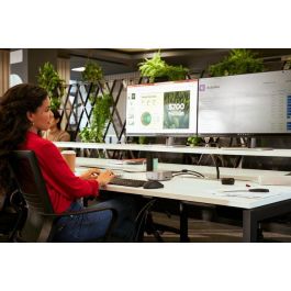 HP 9T5B0UT Teclado y Ratón Inalámbricos Combo 725 Multidispositivo, Recargable con Supercondensador, USB-C, Bluetooth