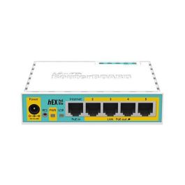 MikroTik RB750UPr2 hEX PoE lite Router Ethernet WAN Ethernet Rápido Blanco