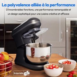 Robot de repostería - MEDION - MD18420 - 1200 W - 5 L - 8 velocidades - Bol para helado - Negro Robot de repostería - MEDION - MD18420 - 1200 W - 5 L - 8 velocidades - Bol para helado - Negro