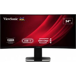 ViewSonic VG3456 Monitor Docking 34.1" Ultra-Wide WQHD 3440x1440 21:9 VA, USB-C 90W, RJ45, HDMI, DP, Ergonómico Cuidado Ocular Precio: 469.50000009. SKU: B1EHR9QTMS