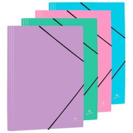 Mariola Carpeta con Gomas y Solapas Folio Polipropileno 450 Micras Colores Surtidos Pastel - Pack 12 Unidades (12 Unidades) Precio: 12.50000059. SKU: B185GQ4BT3