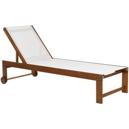 Tumbona Home ESPRIT Blanco Marrón 187 x 65 x 81 cm Tumbona Home ESPRIT Blanco Marrón 187 x 65 x 81 cm