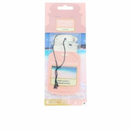 Yankee Candle CAR JAR PAPER ambientador coche #Pink Sands - Fragancia duradera hasta 4 semanas