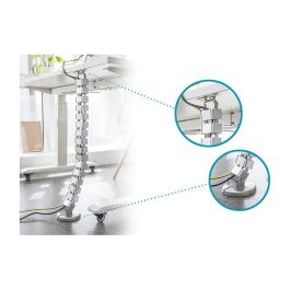 ASSMANN Electronic DA-90506 Bandeja Portacables Curva 130m ABS Metal Plata