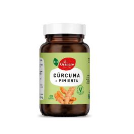 Cúrcuma + Pimienta Bio 60 Cáps. Cúrcuma + Pimienta Bio 60 Cáps. Precio: 16.5. SKU: B1BPM5V4Q7