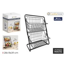Confortim Frutero Doble de Metal para Cocina/Comedor - 28 x 18 x 39 cm (6 Unidades) Confortim Frutero Doble de Metal para Cocina/Comedor - 28 x 18 x 39 cm (6 Unidades) Precio: 82.73999965. SKU: B1KB8W56GH