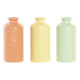 DKD Home Decor Jarrón Básicos de Dolomite, Surtido de Colores (Beige, Verde, Terracota, Gris), Medidas 9x9x19 cm, Pack de 3 Unidades Precio: 19.49999942. SKU: B1CPVJP7LF