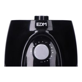 Edm Freidora de aire 3,6L 1400W con cesta, temporizador hasta 60 minutos, temperatura regulable 80-200°C