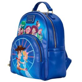 Loungefly Mochila Woody & Bo Peep Toy Story Disney 28cm - Piel Vegana con Detalles Bordados y Estampados