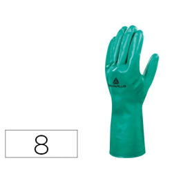 Deltaplus Guantes Tratado en Nitrilo Flocado de Algodón Especial para Trabajos con Líquidos Químicos Talla 8 Precio: 3.50000002. SKU: B14EYBXPRJ