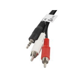 Lanberg Cable Estereo Mini Jack 3.5 mm a RCA (Chinch) 2x, 2 m, Negro Lanberg Cable Estereo Mini Jack 3.5 mm a RCA (Chinch) 2x, 2 m, Negro Precio: 4.49999968. SKU: S5611061