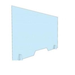 MAMPARA PROTECTORA APPROX APPAPSFRONT - 1000*600MM - METACRILATO TRANSPARENTE 5MM - ALTURA VENTANA 7CM