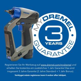 Dremel DD12V-S1 Taladro Inalámbrico 3 en 1 12V con 9 Accesorios, 1 Batería 2Ah + Cargador