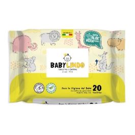 Inde Toallitas con Aloe Vera para Bebé Baby Lindo 20 Unidades Precio: 18.58999956. SKU: B1FF2PDY7V