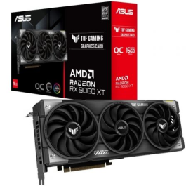 Asus 90YV0LF0-M0NA00 Tarjeta Gráfica TUF Gaming Radeon RX 9060 XT Edición OC 16GB GDDR6 PCIe 5.0 para 4K Asus 90YV0LF0-M0NA00 Tarjeta Gráfica TUF Gaming Radeon RX 9060 XT Edición OC 16GB GDDR6 PCIe 5.0 para 4K