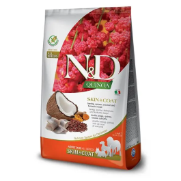 Farmina N&D Dog Quinoa Skin Coat Arenque 7 kg - Alimento para perros con quinoa, arenque, coco y cúrcuma Precio: 59.708. SKU: B144FB8NHL