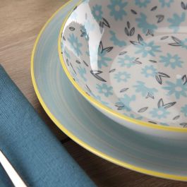 Vajilla Versa BREEZE Azul Porcelana 18 Piezas Vajilla Versa BREEZE Azul Porcelana 18 Piezas