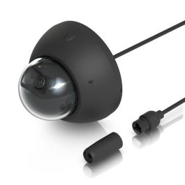 Ubiquiti UVC-AI-Dome-B Cámara Domo 4K PoE para Exteriores, Resistente a la Intemperie y Vandalismo, Visión Nocturna IR, Reconocimiento IA