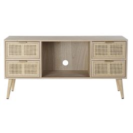 Mueble de TV DKD Home Decor Multicolor Natural Madera de Paulonia Madera MDF 120 x 42 x 60 cm