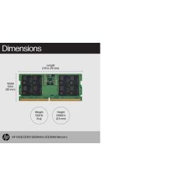 HP 1x16GB, DDR5, 5600MHz, SODIMM HP 1x16GB, DDR5, 5600MHz, SODIMM